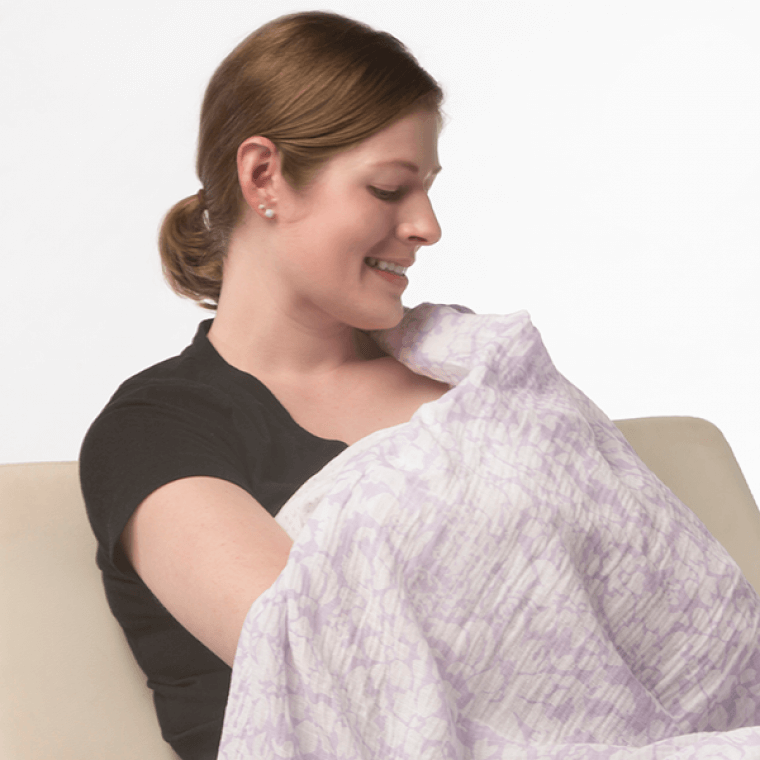 MARQUISETTE SWADDLE - MOD CIRCLE BLUE